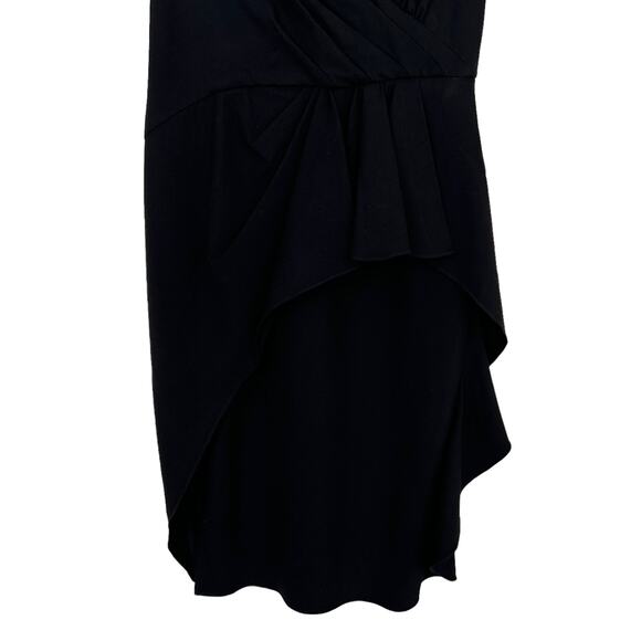 Badgley Mischka Collection Black Sheath Dress Sz 10 - Picture 3 of 9